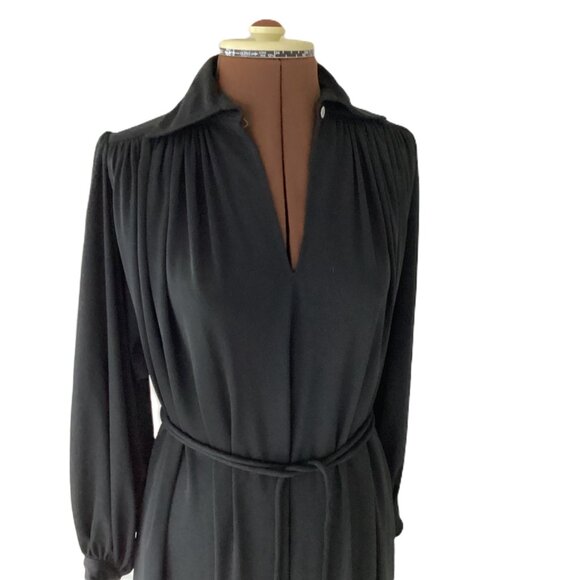 Vintage Ports Int'l Black Dress - Picture 3 of 7
